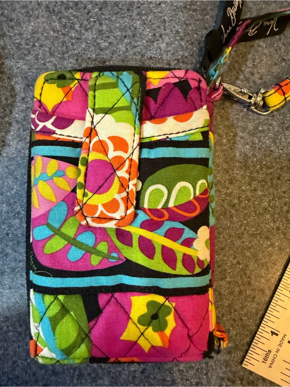 Vera Bradley Multicolor Quilted Wristlet Wallet - Picture 3 of 6